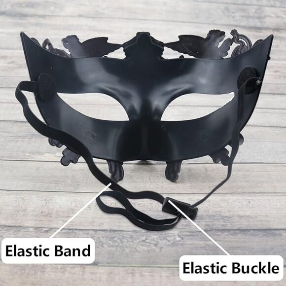Greek Roman Masquerade Mask Halloween Mask Venetian Mardi Gras Mask - Picture 3 of 8